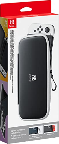 Original Tasche & Schutzfolie schwarz/weiß [Nintendo]