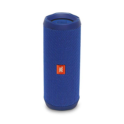 JBL Flip 4 Bluetooth Box in blau – Wasserdichter, tragbarer Lautsprecher mit Freisprechfunktion & Sprachassistent – Bis zu 12 Stunden Wireless Streaming mit nur einer Akku-Ladung [JBL]
