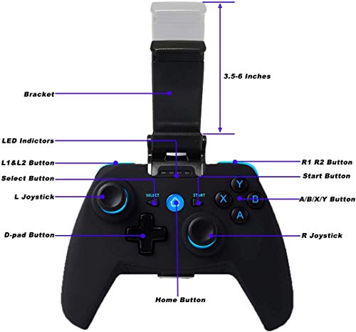 Controller für Android & PC blau [Maegoo]