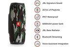 JBL Charge 3 Tragbarer Bluetooth-Lautsprecher Camouflage [JBL]