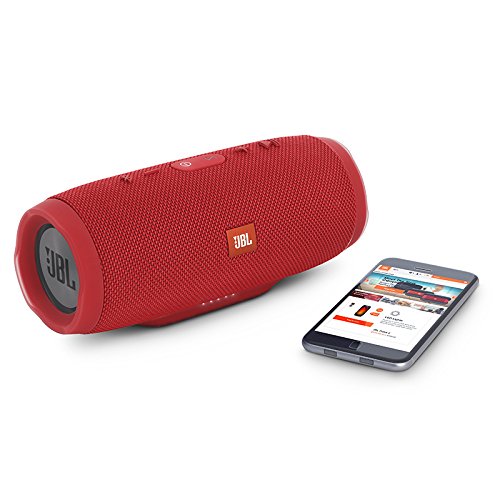 JBL Charge 3 Tragbarer Bluetooth-Lautsprecher, 1, rot [JBL]
