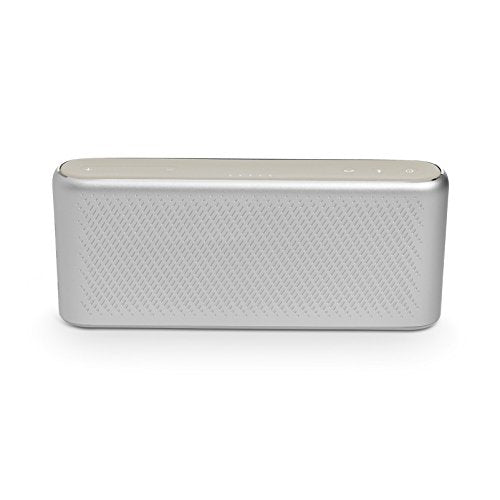 Harman Kardon Deutschland HKTRAVELERSIL Traveller, Kabelloser Slim-Lautsprecher, Konferenzsystem und tragbare Powerbank No Variation silber [Harman Kardon]