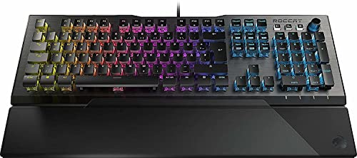 Mechanische RGB Gaming Keyboard Tastatur Roccat Vulcan 120 Tactile silber-grau [Roccat]