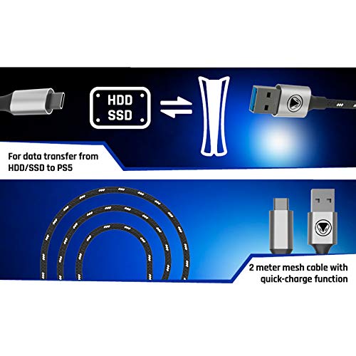 USB C Ladekabel / Kabel / Charge Data Cable 5 2m [Snakebyte]
