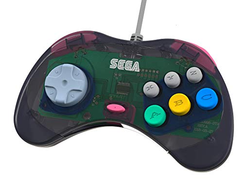 Original SEGA Saturn Control Pad Slate Grey [retro-bit]