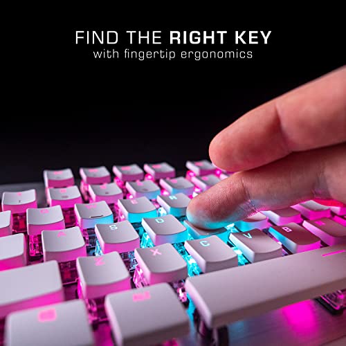 Mechanische RGB Gaming Keyboard Tastatur Roccat Vulcan TKL Pro QWERTZ weiß [Roccat]