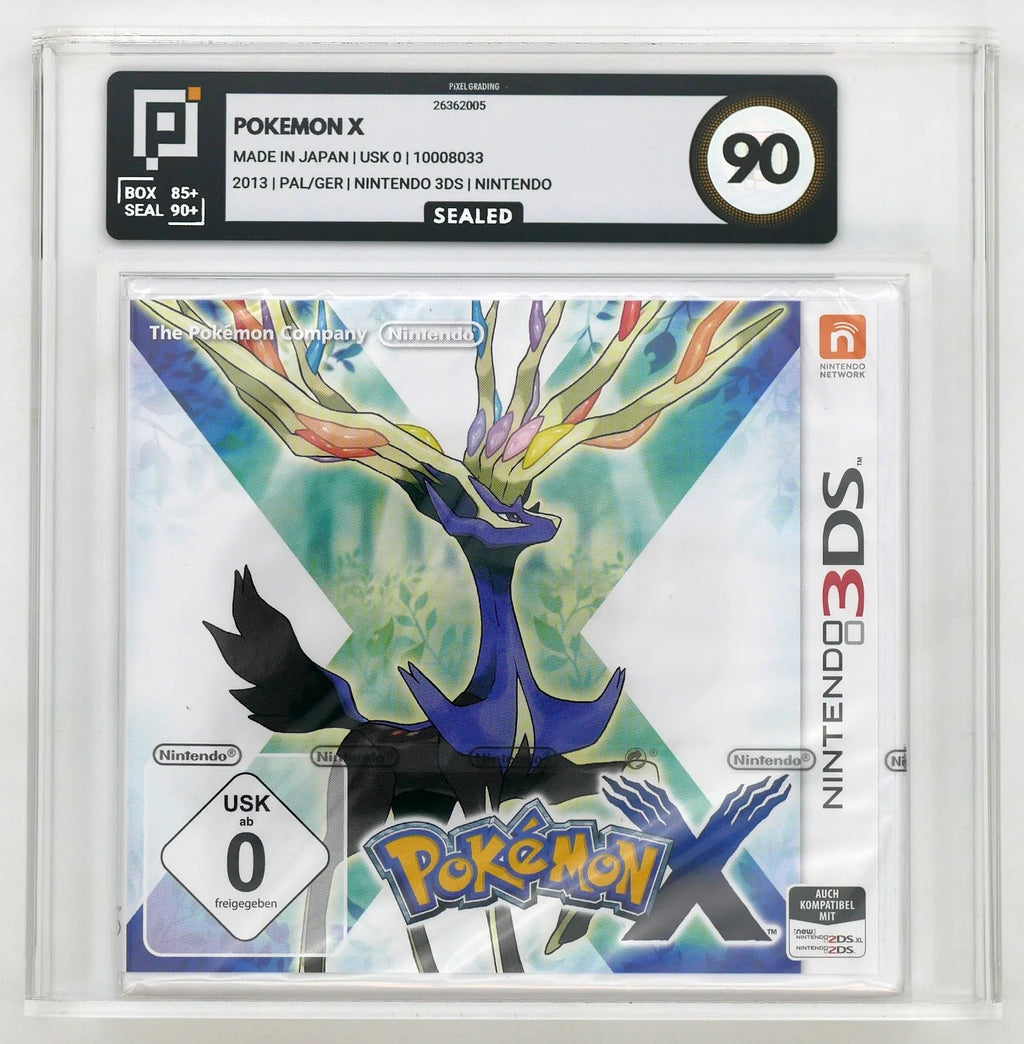 Pokémon X Pixel Grading SEALED 90 26362005 (DE) · Sammlerstück