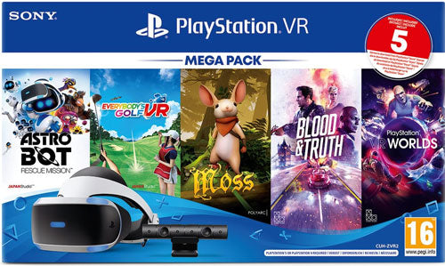 VR Mega Pack 3 + Kamera + 5 GamesAT CUH-ZVR2