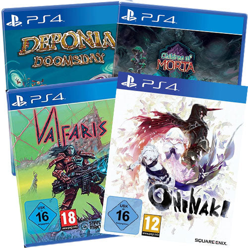 Winterpaket Oninaki + Deponia + Children of Morta + Valfaris 4in1 (DE)