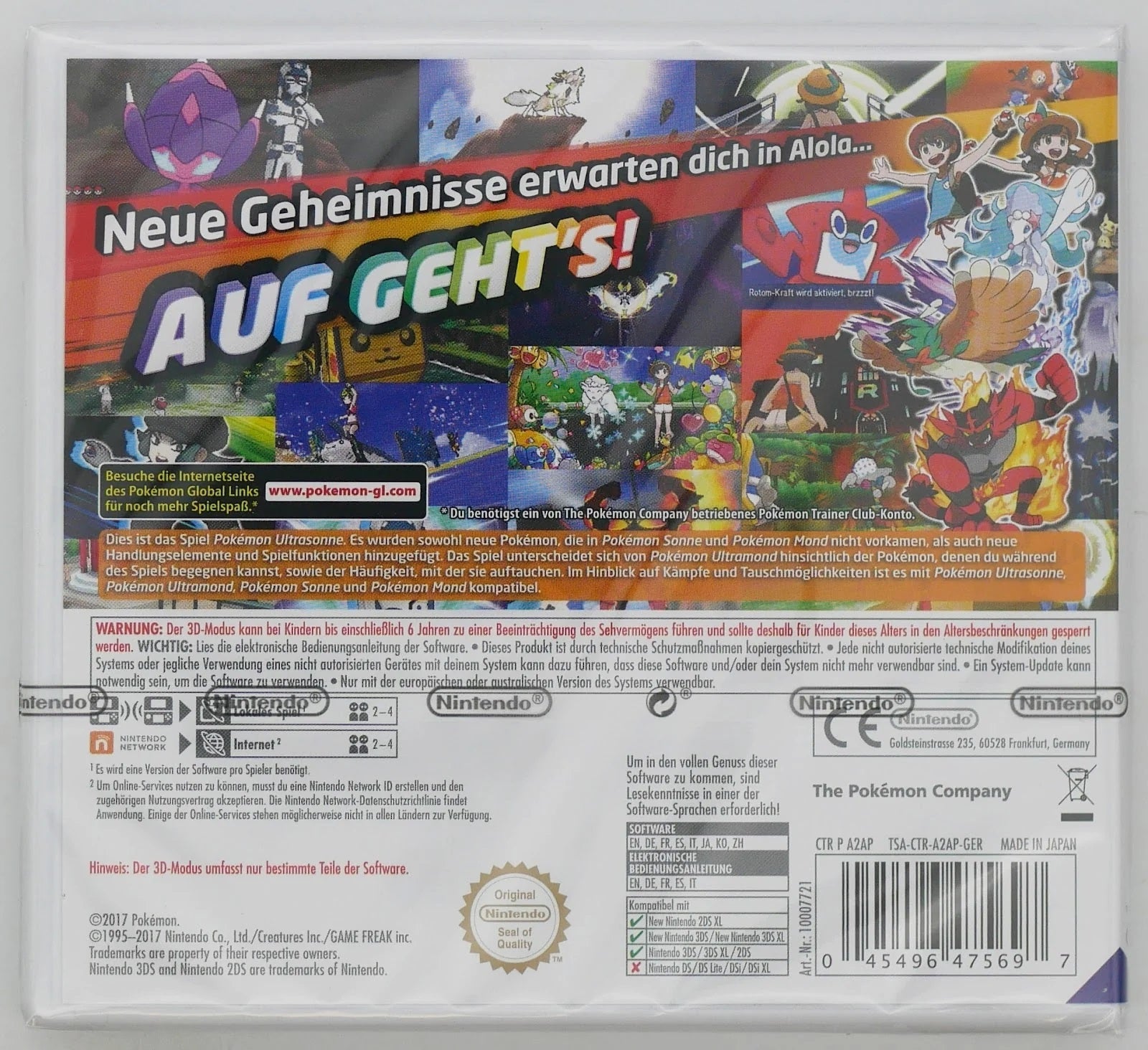 Pokémon Ultrasonne (DE) · Sammlerstück