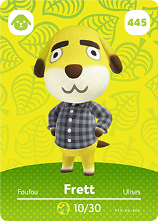 Animal Crossing Amiibokarte 445 Jupp/Frett - Serie 5