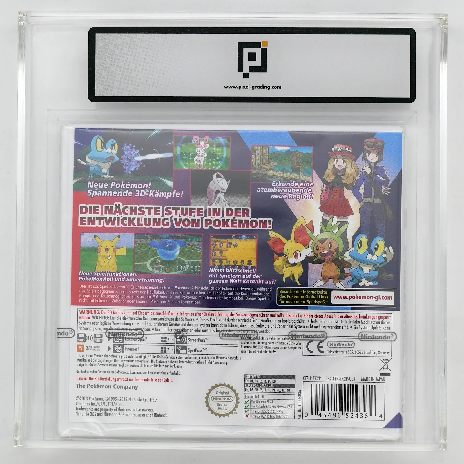 Pokémon Y Pixel Grading SEALED 85+ 97891391 (DE) · Sammlerstück