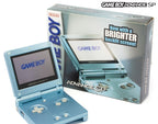 Konsole GBA SP AGS-101 Pearl Blue + Netzteil