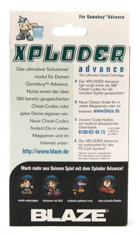 Xploder Schummelmodul / Cheat Catridge / Mogelmodul [Blaze]