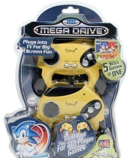 Konsole Plug & Play Time + 2 Controller + Spiele