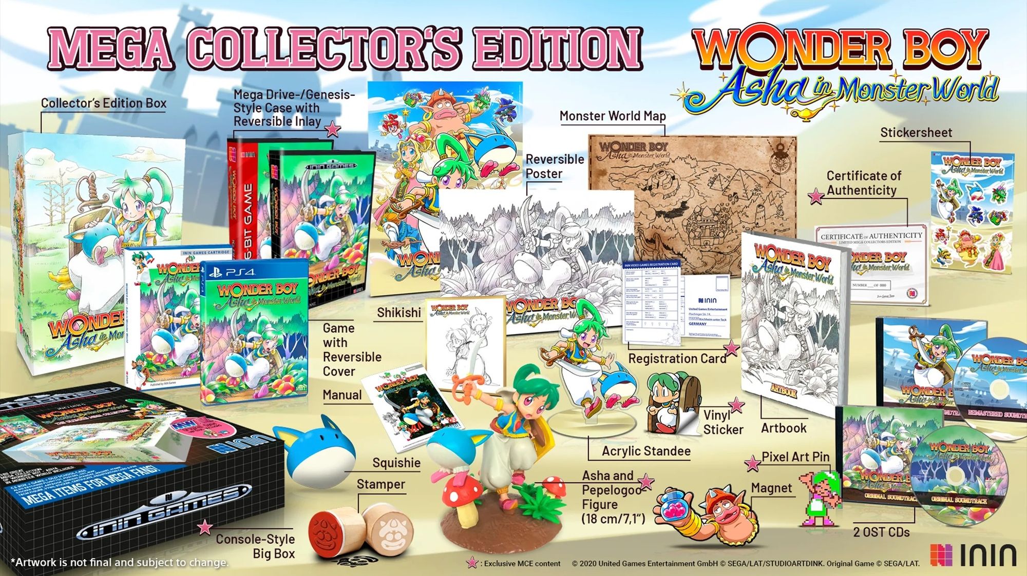 Wonder Boy: Asha in Monster World Mega — Collector's Edition