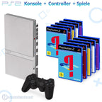 Konsole + Controller + viele Spiele