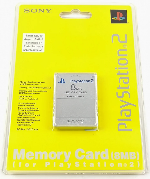 Original Memory Card / Memorycard / Speicherkarte 8 MB silber [Sony]