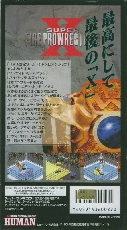 Super Fire ProWrestling X (JP)
