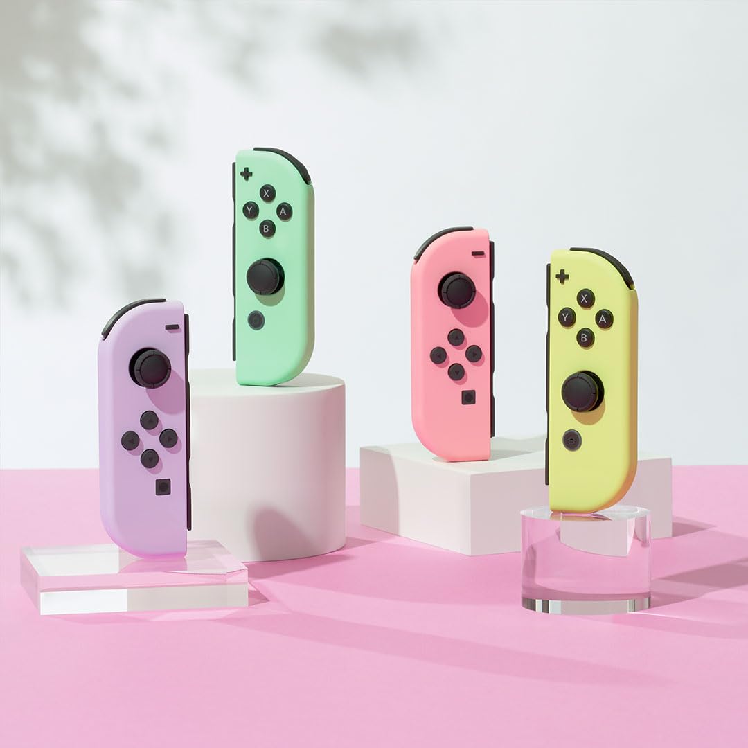 2 Original Joy-Con Controller Pastell-Lila/Grün