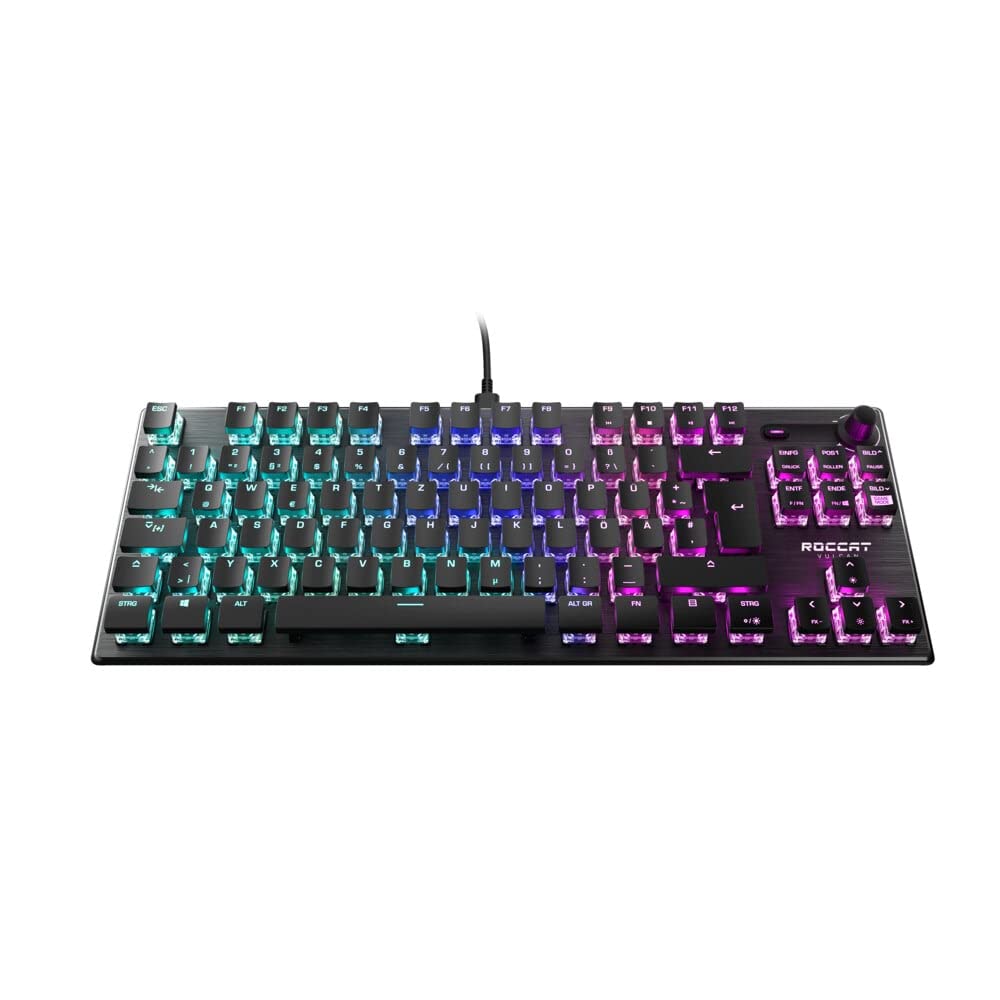 Mechanische RGB Gaming Keyboard Tastatur Roccat Vulcan TKL QWERTZ schwarz [Roccat]