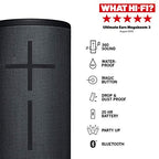 Ultimate Ears Megaboom 3 Tragbarer Bluetooth-Lautsprecher, 360° Sound, Satter Bass, Wasserdicht, Staubresistent & Sturzfest, One-Touch-Musiksteuerung, 20-Stunden Akkulaufzeit - night black/ schwarz [Ultimate Ears]