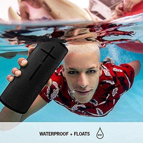 Ultimate Ears Megaboom 3 Tragbarer Bluetooth-Lautsprecher, 360° Sound, Satter Bass, Wasserdicht, Staubresistent & Sturzfest, One-Touch-Musiksteuerung, 20-Stunden Akkulaufzeit - night black/ schwarz [Ultimate Ears]