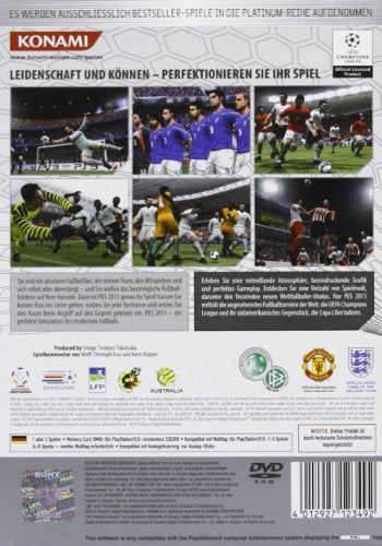 Pro Evolution Soccer 2011 / PES 11 (DE) — Platinum