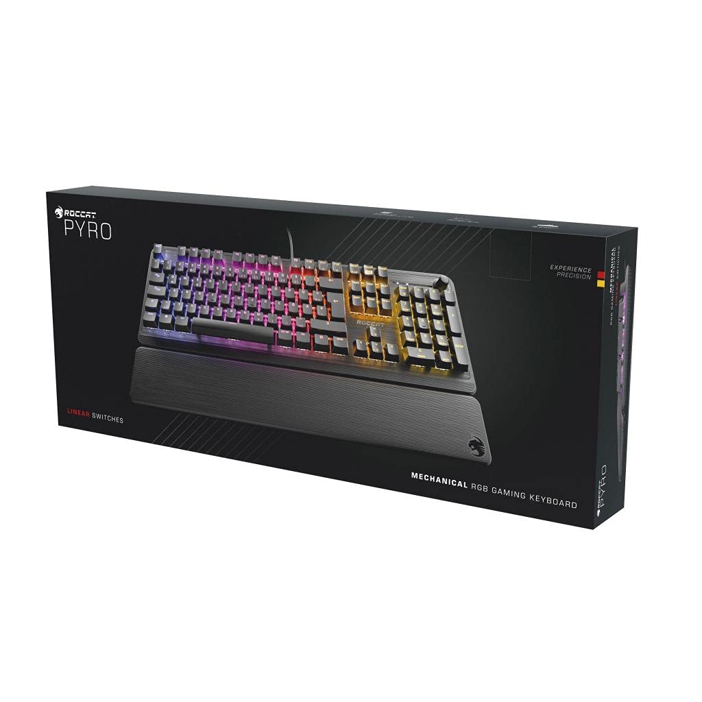 Mechanische RGB Gaming Keyboard Tastatur Roccat Pyro Azerty schwarz [Roccat]