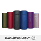 Ultimate Ears Megaboom 3 Tragbarer Bluetooth-Lautsprecher, 360° Sound, Satter Bass, Wasserdicht, Staubresistent & Sturzfest, One-Touch-Musiksteuerung, 20-Stunden Akkulaufzeit - night black/ schwarz [Ultimate Ears]