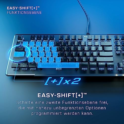 Mechanische RGB Gaming Keyboard Tastatur Roccat Vulcan II Linearer schwarz [Roccat]