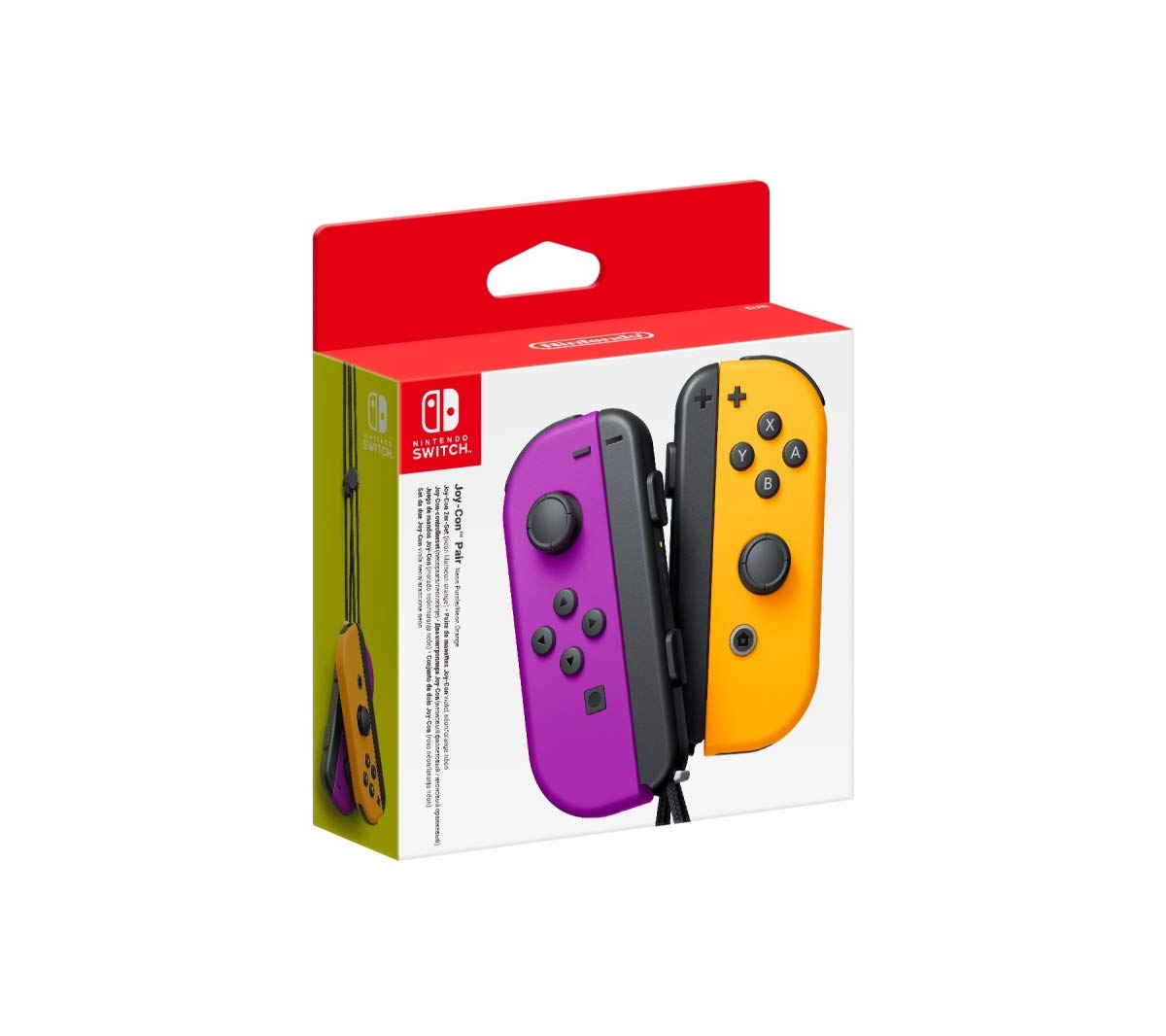 Joy-Con 2er Set neon-lila - neon-orange