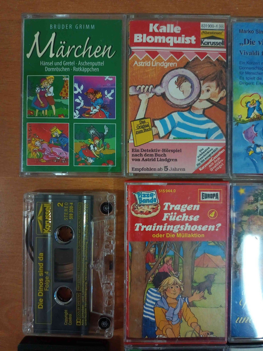 MC Kassetten-Set S52: Waldo, Lauras Stern, Rudolph, Märchen Europa Karussell Kinder