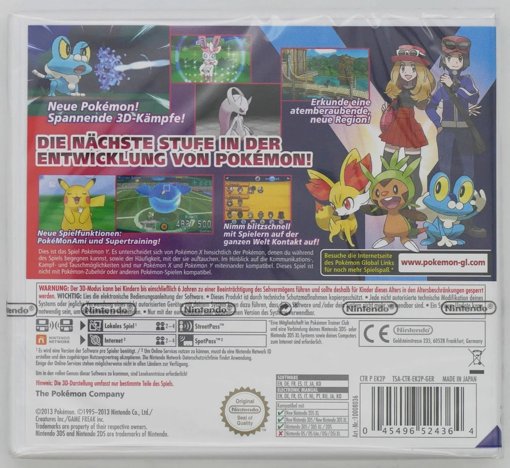 Pokémon Y Pixel Grading SEALED 85+ 49382039 (DE) · Sammlerstück
