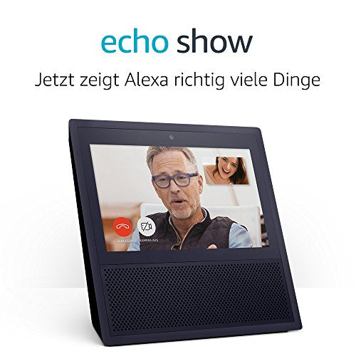 Echo Show - Intelligenter Lautsprecher mit 7-Zoll Bildschirm und Alexa - schwarz [Amazon]