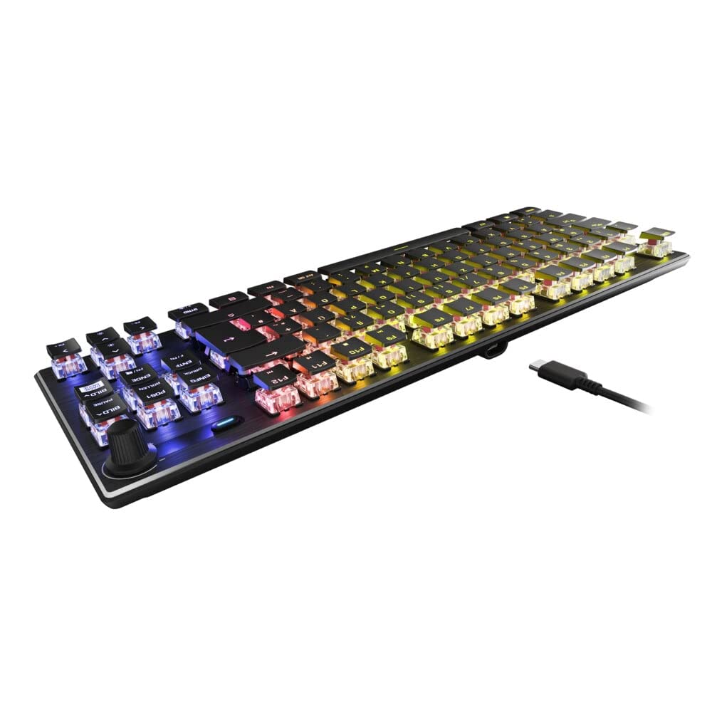Mechanische RGB Gaming Keyboard Tastatur Roccat Vulcan TKL QWERTZ schwarz [Roccat]