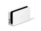 OLED Konsole weiß + Dock + HDMI Kabel + Grip + Netzteil