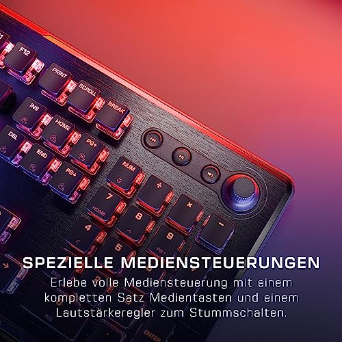 Mechanische RGB Gaming Keyboard Tastatur Roccat Vulcan II Linearer schwarz [Roccat]