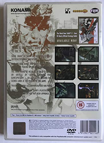 Metal Gear Solid 2 - Sons Of Liberty (GB)