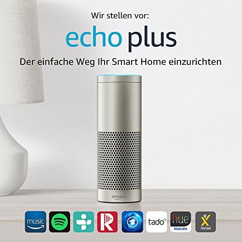Echo Plus - Mit integriertem Smart Home-Hub silber [Amazon]