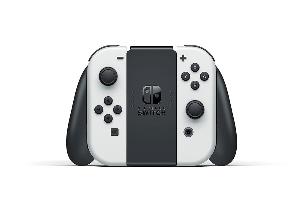 OLED Konsole weiß + Dock + HDMI Kabel + Grip + Netzteil
