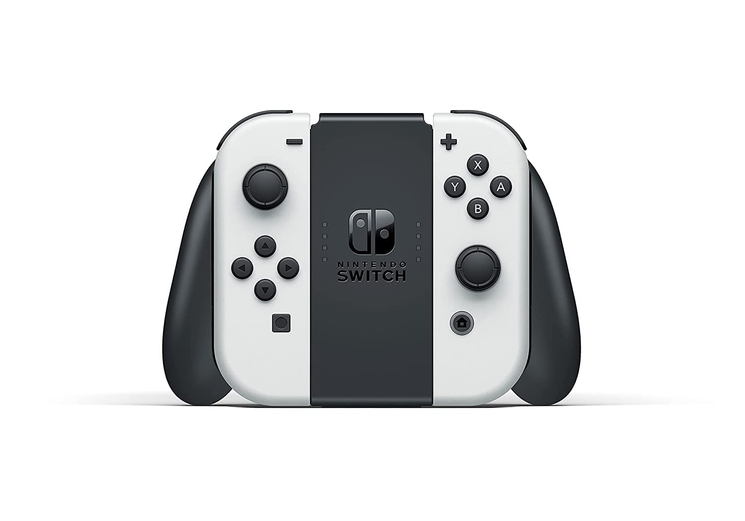 OLED Konsole weiß + Dock + HDMI Kabel + Grip + Netzteil