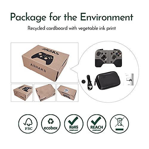 Wireless Gamepad Controller für Android & IOS S5B grau [SHAKS]