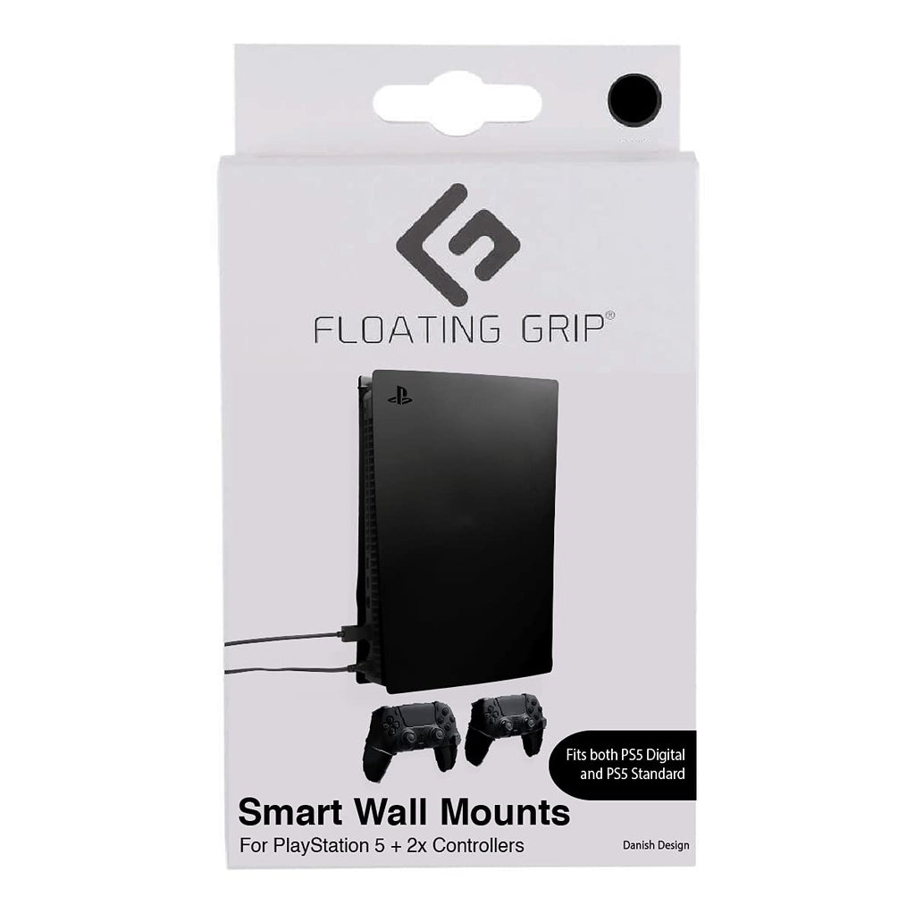 Wall Mount: Black Rope System [FLOATING GRIP]