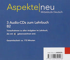 Aspekte neu B2: Mittelstufe Deutsch. 3 Audio-CDs zum Lehrbuch