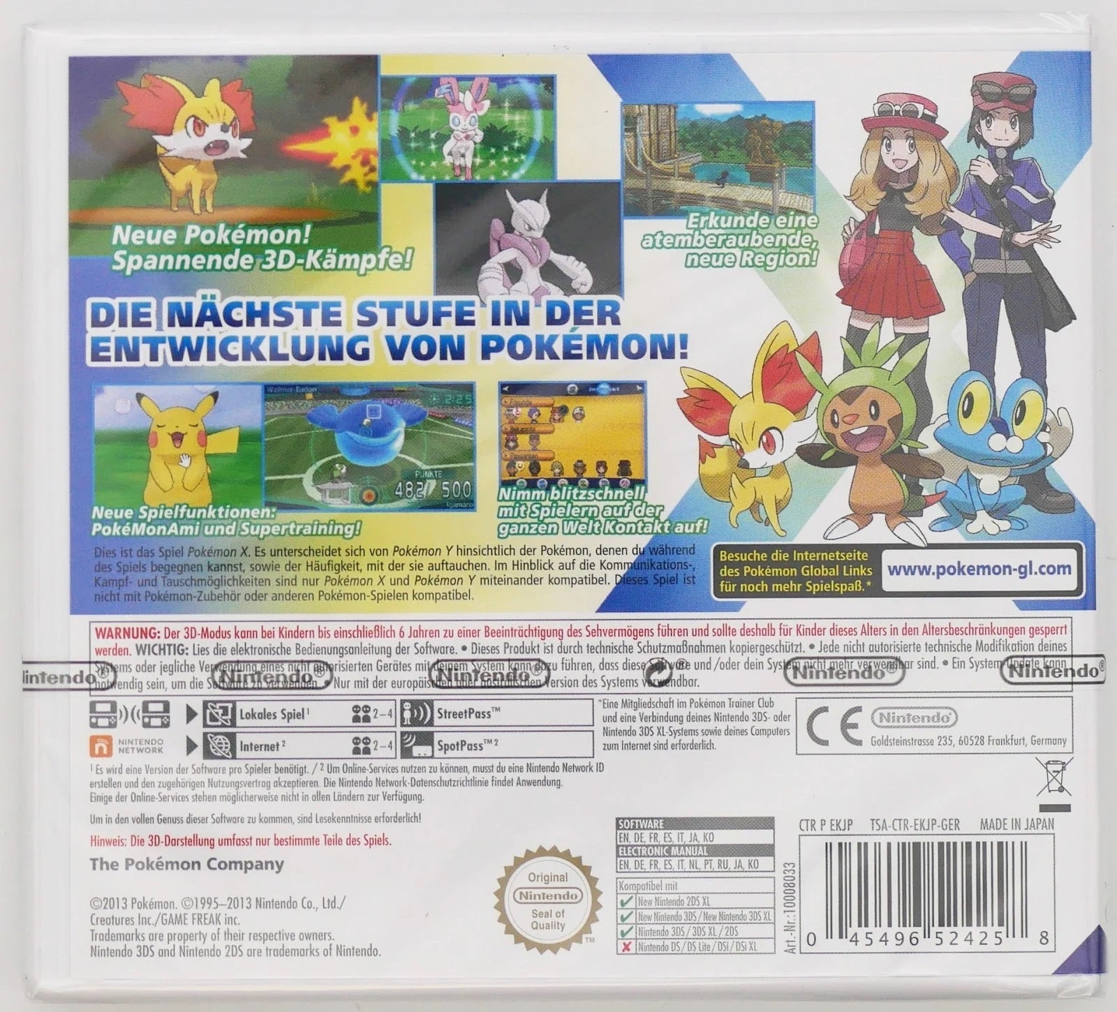 Pokémon X Pixel Grading SEALED 90 83030490 (DE) · Sammlerstück