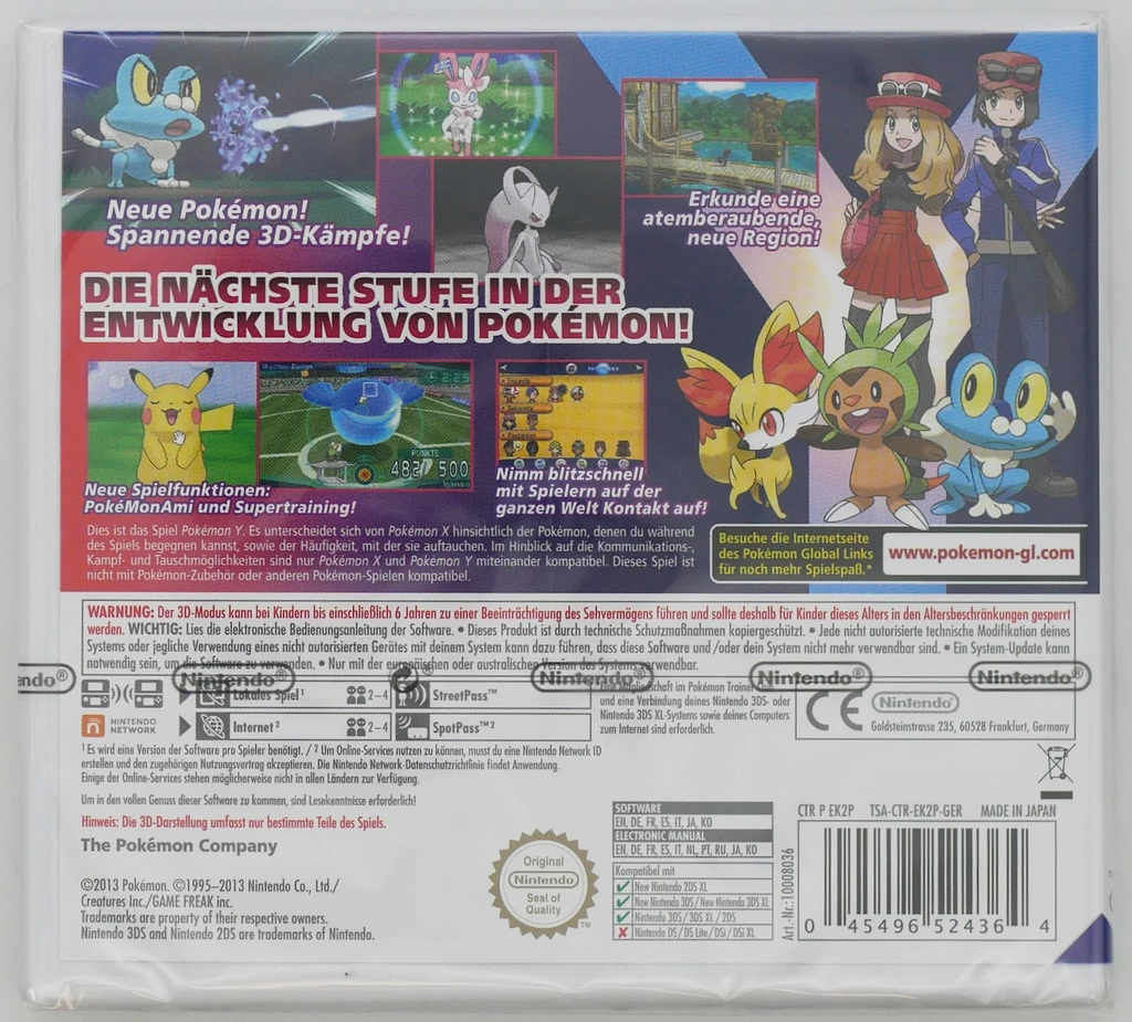 Pokémon Y Pixel Grading SEALED 85+ 97891391 (DE) · Sammlerstück