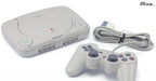 Konsole PSOne Slim + Original PSOne Controller weiß + RGB Kabel + Zubehör