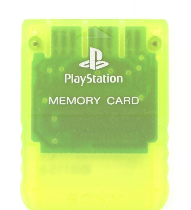 Original Sony Memory Card / Speicherkarte gelb