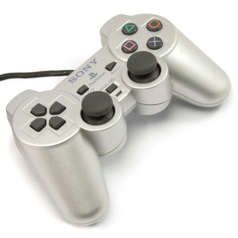 Original Dualshock 2 Controller SCPH-10010 Satin Silver silber [Sony]